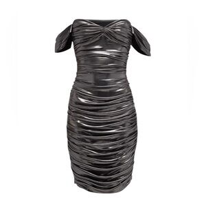 Norma Kamali | Walter winglet sleeved sweetheart dress